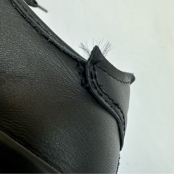 Rag & Bone RB Army Low Black Leather Sneaker 36.5 6.5 - Picture 12 of 14